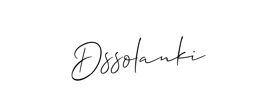 It looks lik you need a new signature style for name Dssolanki. Design unique handwritten (Allison_Script) signature with our free signature maker in just a few clicks. Dssolanki signature style 2 images and pictures png