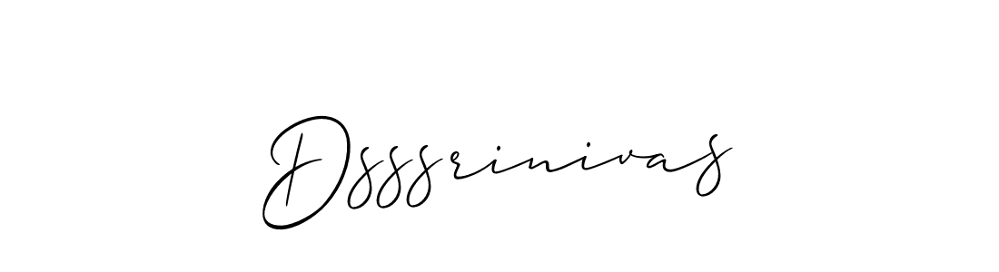 Also we have Dsssrinivas name is the best signature style. Create professional handwritten signature collection using Allison_Script autograph style. Dsssrinivas signature style 2 images and pictures png