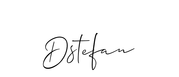 Design your own signature with our free online signature maker. With this signature software, you can create a handwritten (Allison_Script) signature for name Dstefan. Dstefan signature style 2 images and pictures png