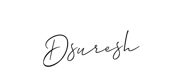 Dsuresh stylish signature style. Best Handwritten Sign (Allison_Script) for my name. Handwritten Signature Collection Ideas for my name Dsuresh. Dsuresh signature style 2 images and pictures png