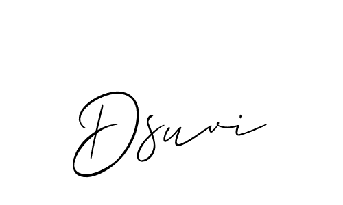 if you are searching for the best signature style for your name Dsuvi. so please give up your signature search. here we have designed multiple signature styles  using Allison_Script. Dsuvi signature style 2 images and pictures png