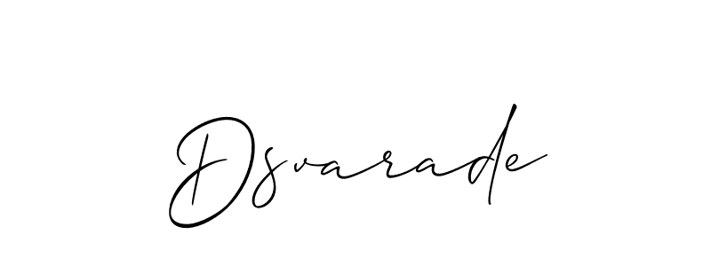 This is the best signature style for the Dsvarade name. Also you like these signature font (Allison_Script). Mix name signature. Dsvarade signature style 2 images and pictures png