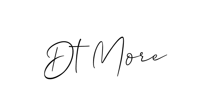 This is the best signature style for the Dt More name. Also you like these signature font (Allison_Script). Mix name signature. Dt More signature style 2 images and pictures png
