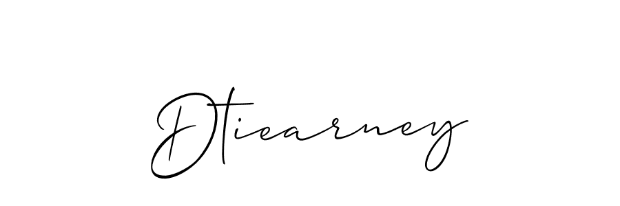 It looks lik you need a new signature style for name Dtiearney. Design unique handwritten (Allison_Script) signature with our free signature maker in just a few clicks. Dtiearney signature style 2 images and pictures png