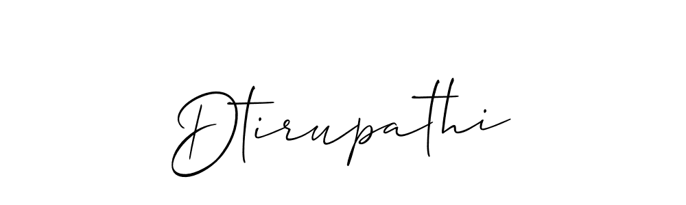 Best and Professional Signature Style for Dtirupathi. Allison_Script Best Signature Style Collection. Dtirupathi signature style 2 images and pictures png