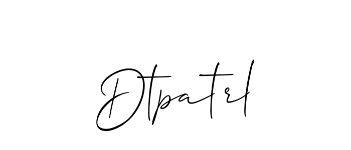 Make a short Dtpatrl signature style. Manage your documents anywhere anytime using Allison_Script. Create and add eSignatures, submit forms, share and send files easily. Dtpatrl signature style 2 images and pictures png