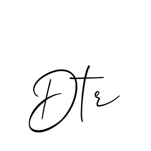 You should practise on your own different ways (Allison_Script) to write your name (Dtr) in signature. don't let someone else do it for you. Dtr signature style 2 images and pictures png