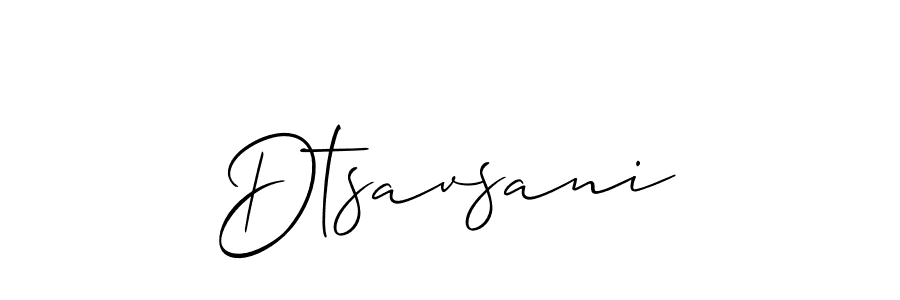 Make a short Dtsavsani signature style. Manage your documents anywhere anytime using Allison_Script. Create and add eSignatures, submit forms, share and send files easily. Dtsavsani signature style 2 images and pictures png