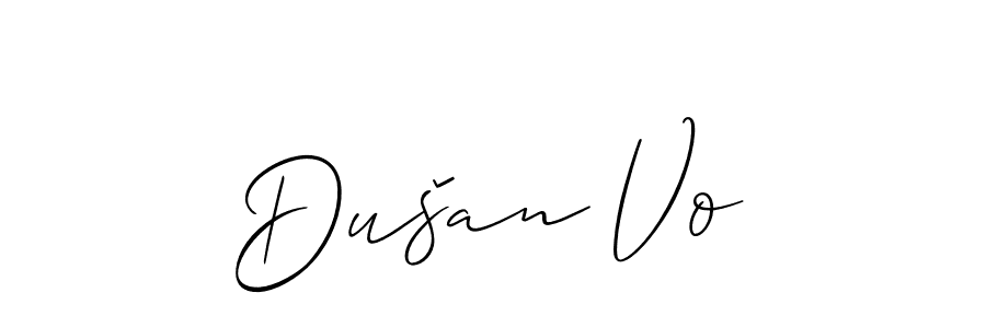 Once you've used our free online signature maker to create your best signature Allison_Script style, it's time to enjoy all of the benefits that Dušan Vo name signing documents. Dušan Vo signature style 2 images and pictures png