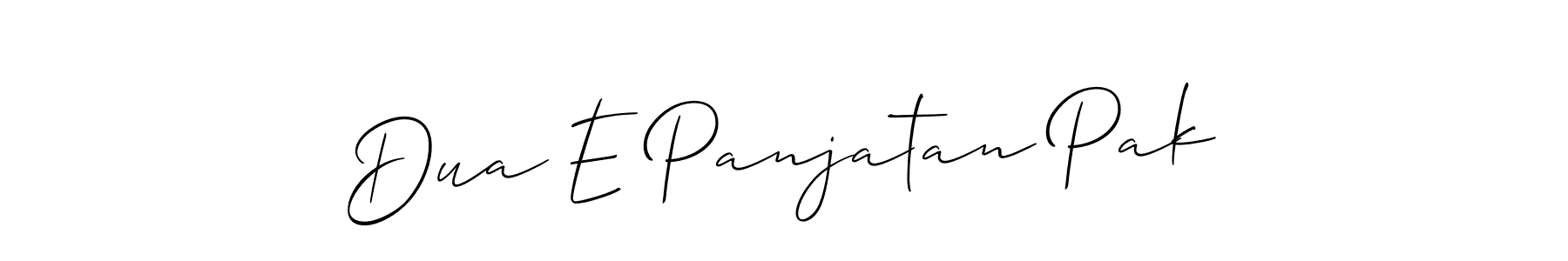 It looks lik you need a new signature style for name Dua E Panjatan Pak. Design unique handwritten (Allison_Script) signature with our free signature maker in just a few clicks. Dua E Panjatan Pak signature style 2 images and pictures png