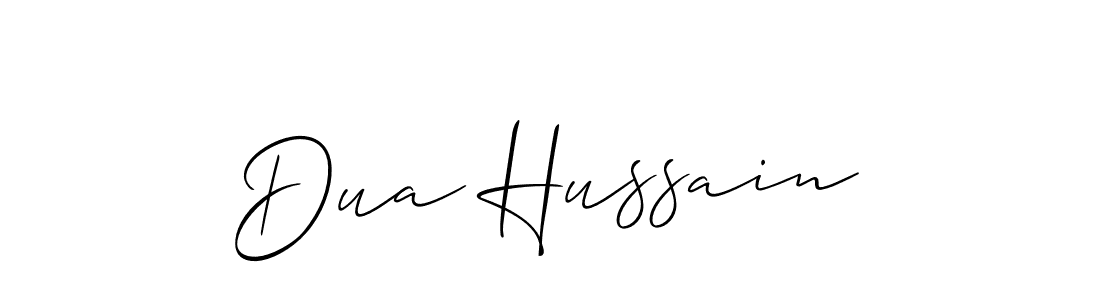 if you are searching for the best signature style for your name Dua Hussain. so please give up your signature search. here we have designed multiple signature styles  using Allison_Script. Dua Hussain signature style 2 images and pictures png