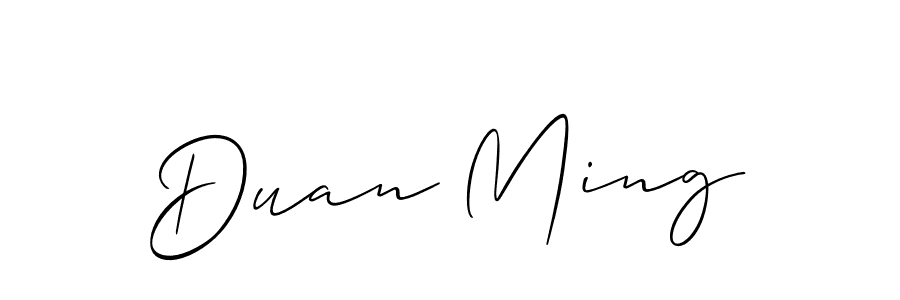 Make a short Duan Ming signature style. Manage your documents anywhere anytime using Allison_Script. Create and add eSignatures, submit forms, share and send files easily. Duan Ming signature style 2 images and pictures png
