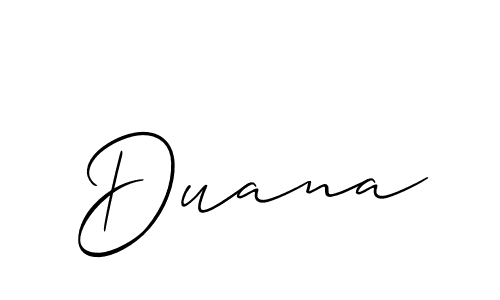 How to make Duana name signature. Use Allison_Script style for creating short signs online. This is the latest handwritten sign. Duana signature style 2 images and pictures png