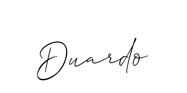 Create a beautiful signature design for name Duardo. With this signature (Allison_Script) fonts, you can make a handwritten signature for free. Duardo signature style 2 images and pictures png
