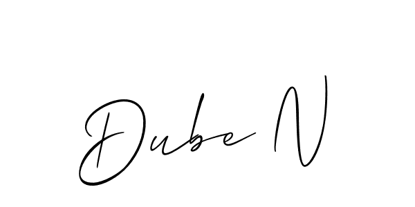 You can use this online signature creator to create a handwritten signature for the name Dube N. This is the best online autograph maker. Dube N signature style 2 images and pictures png