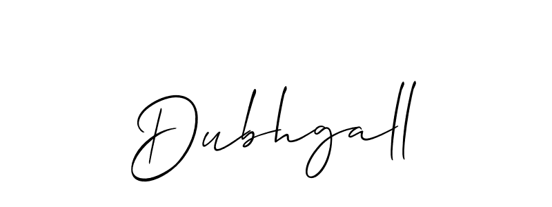 Once you've used our free online signature maker to create your best signature Allison_Script style, it's time to enjoy all of the benefits that Dubhgall name signing documents. Dubhgall signature style 2 images and pictures png