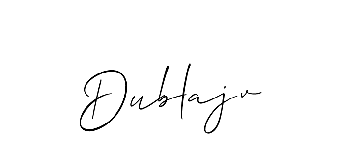 Dublajv stylish signature style. Best Handwritten Sign (Allison_Script) for my name. Handwritten Signature Collection Ideas for my name Dublajv. Dublajv signature style 2 images and pictures png