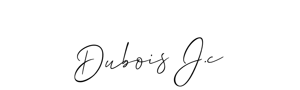 Once you've used our free online signature maker to create your best signature Allison_Script style, it's time to enjoy all of the benefits that Dubois J.c name signing documents. Dubois J.c signature style 2 images and pictures png