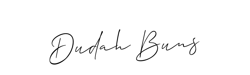Once you've used our free online signature maker to create your best signature Allison_Script style, it's time to enjoy all of the benefits that Dudah Buns name signing documents. Dudah Buns signature style 2 images and pictures png