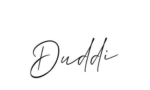 Make a beautiful signature design for name Duddi. Use this online signature maker to create a handwritten signature for free. Duddi signature style 2 images and pictures png
