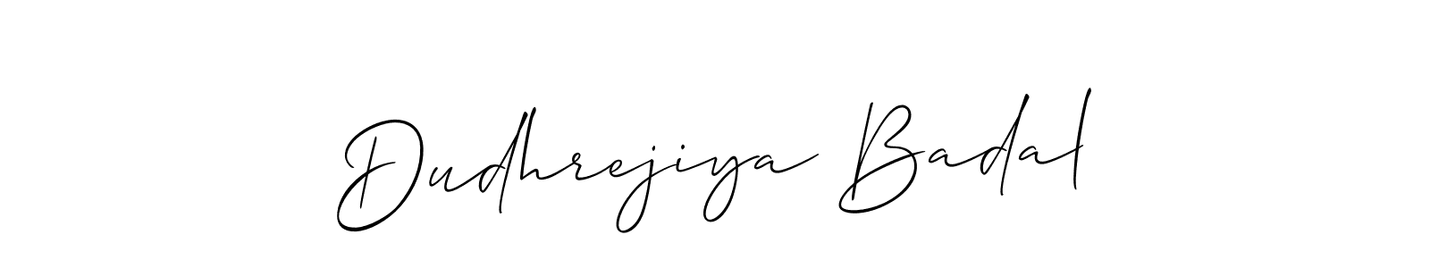 Here are the top 10 professional signature styles for the name Dudhrejiya Badal. These are the best autograph styles you can use for your name. Dudhrejiya Badal signature style 2 images and pictures png