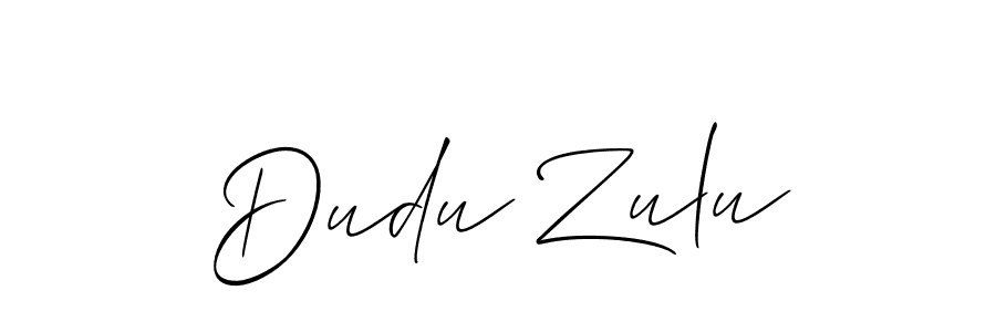 This is the best signature style for the Dudu Zulu name. Also you like these signature font (Allison_Script). Mix name signature. Dudu Zulu signature style 2 images and pictures png