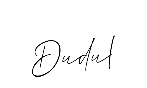 Check out images of Autograph of Dudul name. Actor Dudul Signature Style. Allison_Script is a professional sign style online. Dudul signature style 2 images and pictures png