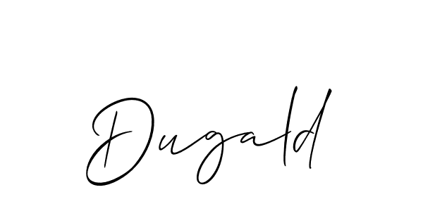 How to Draw Dugald signature style? Allison_Script is a latest design signature styles for name Dugald. Dugald signature style 2 images and pictures png