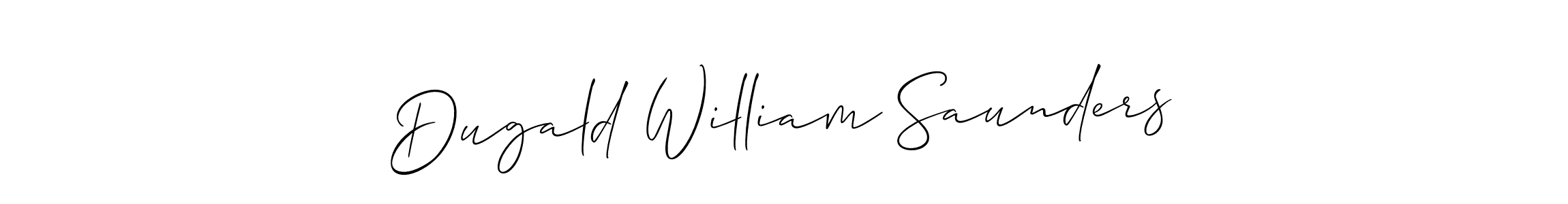 How to Draw Dugald William Saunders signature style? Allison_Script is a latest design signature styles for name Dugald William Saunders. Dugald William Saunders signature style 2 images and pictures png