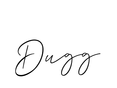 Design your own signature with our free online signature maker. With this signature software, you can create a handwritten (Allison_Script) signature for name Dugg. Dugg signature style 2 images and pictures png