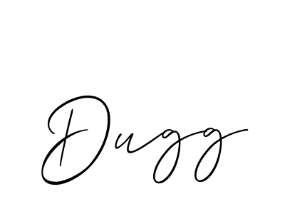 Best and Professional Signature Style for Dugg. Allison_Script Best Signature Style Collection. Dugg signature style 2 images and pictures png