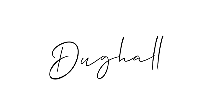 Use a signature maker to create a handwritten signature online. With this signature software, you can design (Allison_Script) your own signature for name Dughall. Dughall signature style 2 images and pictures png