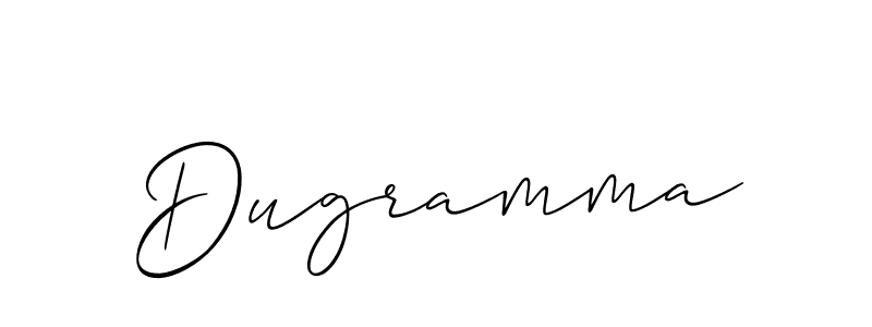 It looks lik you need a new signature style for name Dugramma. Design unique handwritten (Allison_Script) signature with our free signature maker in just a few clicks. Dugramma signature style 2 images and pictures png