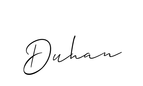 Also You can easily find your signature by using the search form. We will create Duhan name handwritten signature images for you free of cost using Allison_Script sign style. Duhan signature style 2 images and pictures png