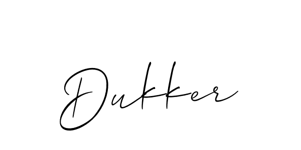 Also You can easily find your signature by using the search form. We will create Dukker name handwritten signature images for you free of cost using Allison_Script sign style. Dukker signature style 2 images and pictures png