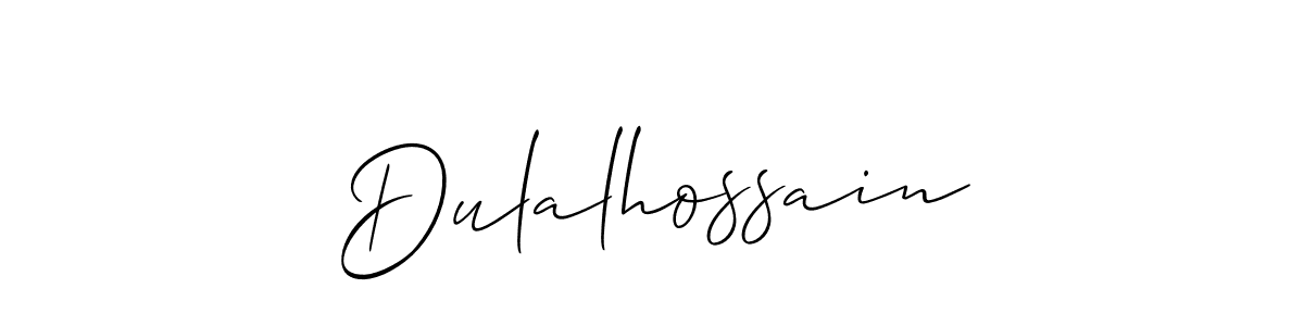 Once you've used our free online signature maker to create your best signature Allison_Script style, it's time to enjoy all of the benefits that Dulalhossain name signing documents. Dulalhossain signature style 2 images and pictures png