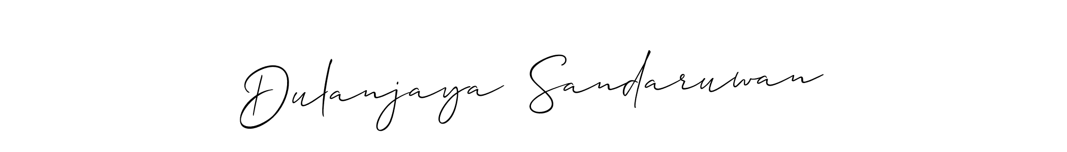 Use a signature maker to create a handwritten signature online. With this signature software, you can design (Allison_Script) your own signature for name Dulanjaya  Sandaruwan. Dulanjaya  Sandaruwan signature style 2 images and pictures png