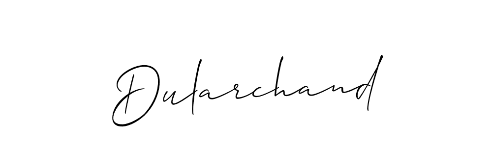 How to Draw Dularchand signature style? Allison_Script is a latest design signature styles for name Dularchand. Dularchand signature style 2 images and pictures png