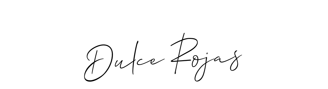 How to Draw Dulce Rojas signature style? Allison_Script is a latest design signature styles for name Dulce Rojas. Dulce Rojas signature style 2 images and pictures png