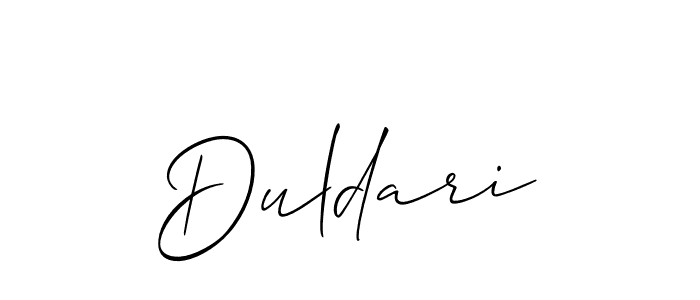 Make a beautiful signature design for name Duldari. Use this online signature maker to create a handwritten signature for free. Duldari signature style 2 images and pictures png