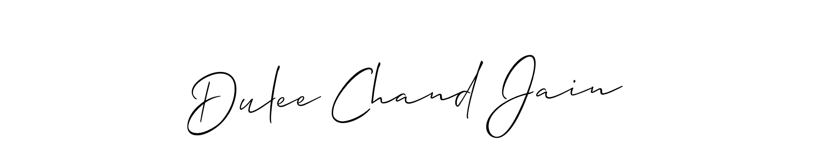 See photos of Dulee Chand Jain official signature by Spectra . Check more albums & portfolios. Read reviews & check more about Allison_Script font. Dulee Chand Jain signature style 2 images and pictures png