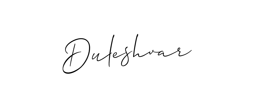 Similarly Allison_Script is the best handwritten signature design. Signature creator online .You can use it as an online autograph creator for name Duleshvar. Duleshvar signature style 2 images and pictures png