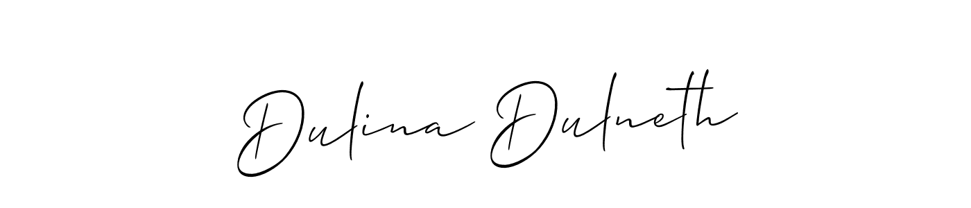 Once you've used our free online signature maker to create your best signature Allison_Script style, it's time to enjoy all of the benefits that Dulina Dulneth name signing documents. Dulina Dulneth signature style 2 images and pictures png