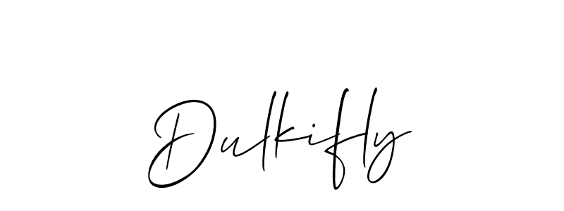 Also we have Dulkifly name is the best signature style. Create professional handwritten signature collection using Allison_Script autograph style. Dulkifly signature style 2 images and pictures png