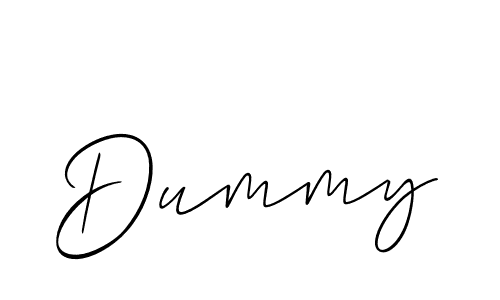 Use a signature maker to create a handwritten signature online. With this signature software, you can design (Allison_Script) your own signature for name Dummy. Dummy signature style 2 images and pictures png