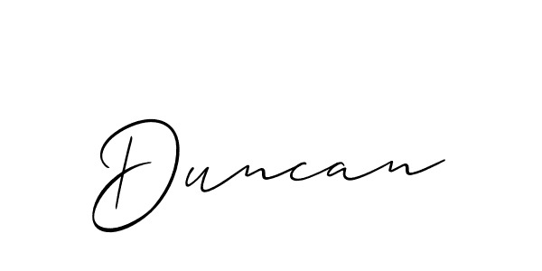 Best and Professional Signature Style for Duncan. Allison_Script Best Signature Style Collection. Duncan signature style 2 images and pictures png