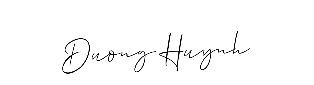 Also we have Duong Huynh name is the best signature style. Create professional handwritten signature collection using Allison_Script autograph style. Duong Huynh signature style 2 images and pictures png