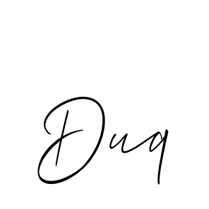 Check out images of Autograph of Duq name. Actor Duq Signature Style. Allison_Script is a professional sign style online. Duq signature style 2 images and pictures png