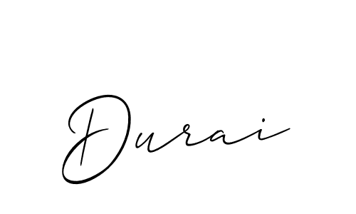Create a beautiful signature design for name Durai. With this signature (Allison_Script) fonts, you can make a handwritten signature for free. Durai signature style 2 images and pictures png