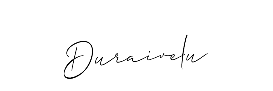 Also we have Duraivelu name is the best signature style. Create professional handwritten signature collection using Allison_Script autograph style. Duraivelu signature style 2 images and pictures png
